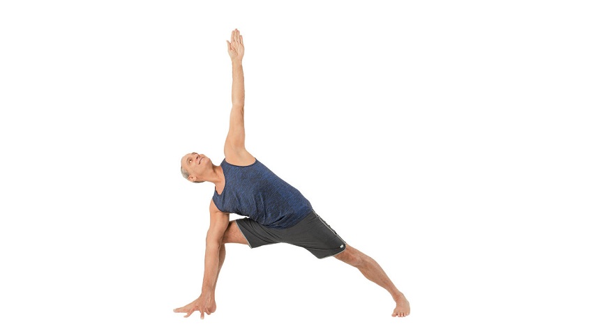 Yoga Extended Side Angle Pose Hand Drawn Illustration Stock Illustration -  Download Image Now - iStock